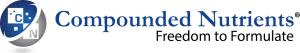 Compounded Nutrients Logo. Leading Nutraceutical Manufacturer helping practitioners start their private label supplement business.