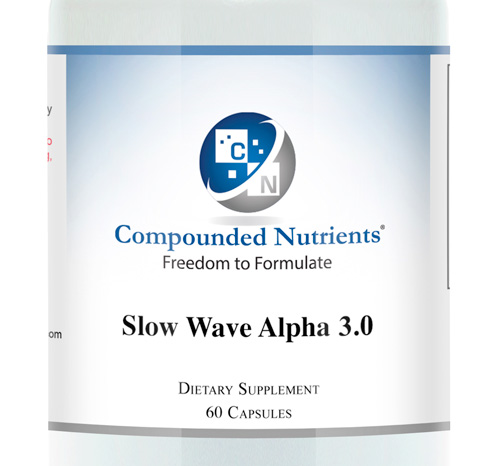 Slow Wave Alpha 3.0 Custom Supplement Bottle