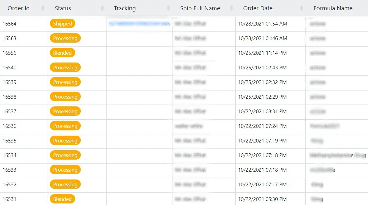 orders